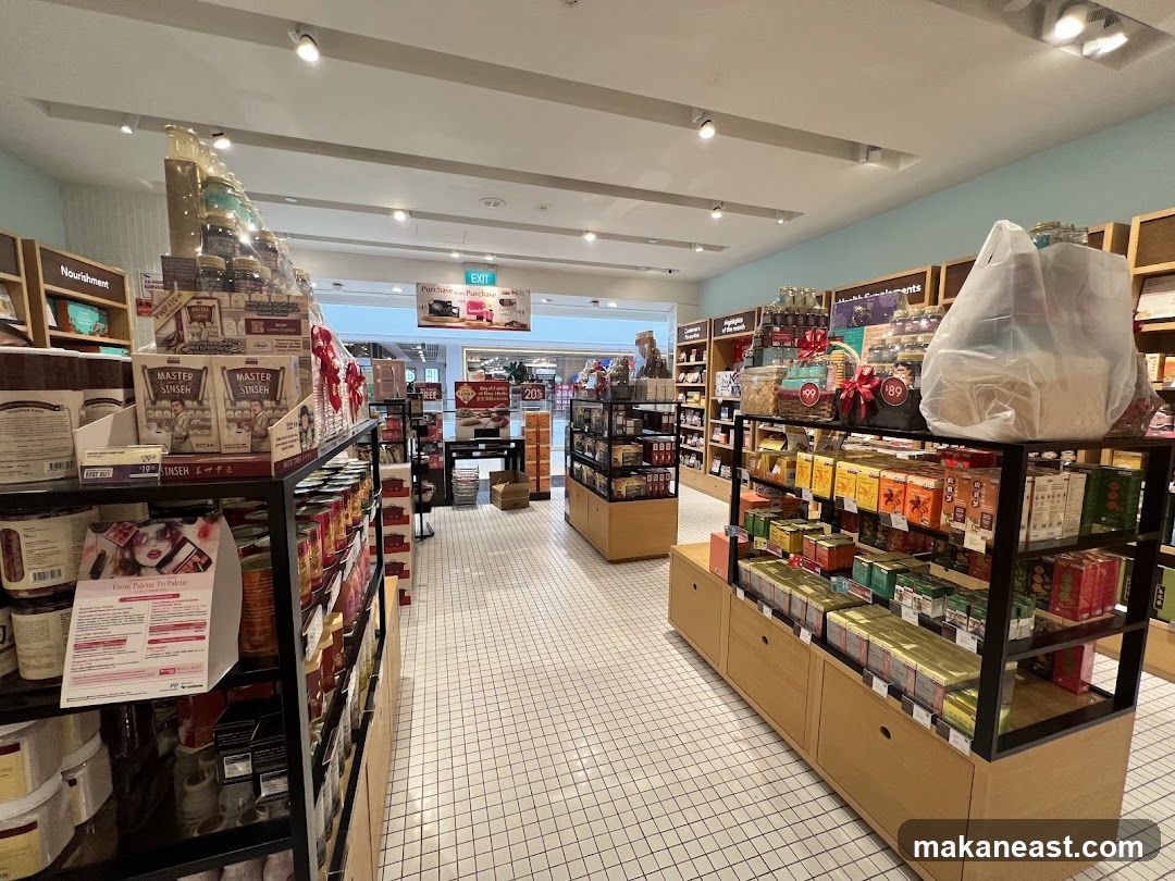 Store Interior with Packaged Goods