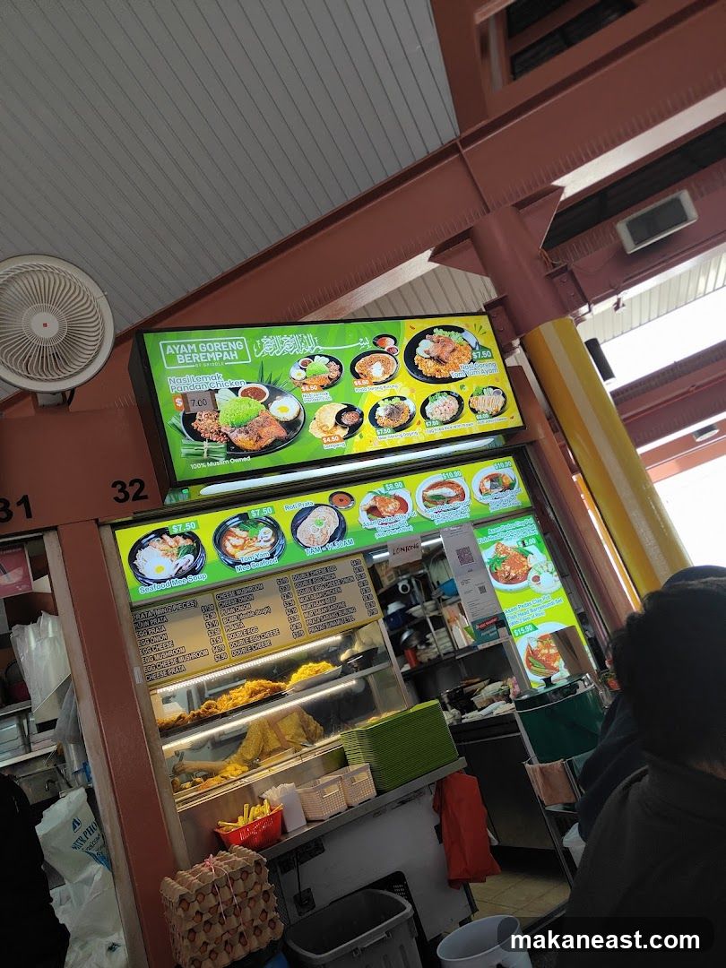 Food Stall Menu