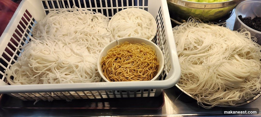 Noodles and Ingredients
