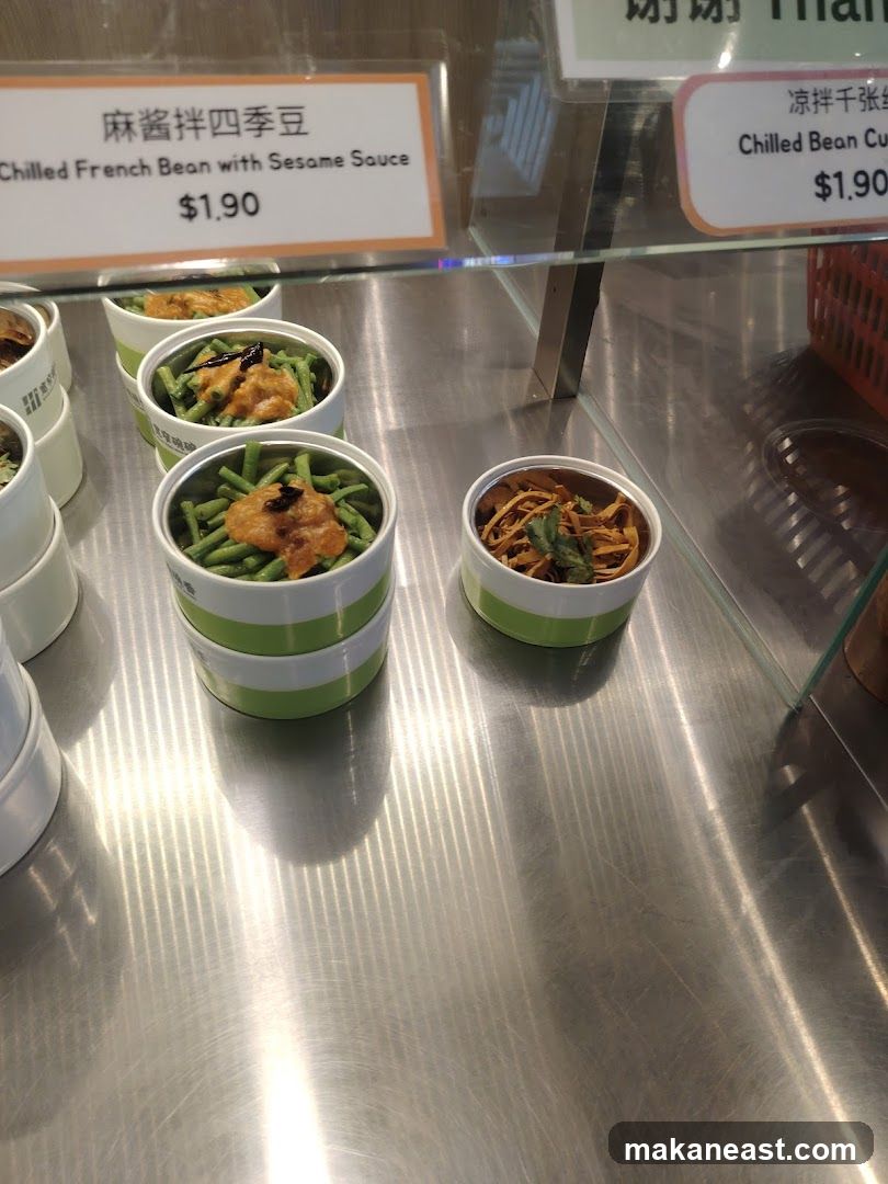 Chilled French Bean with Sesame Sauce