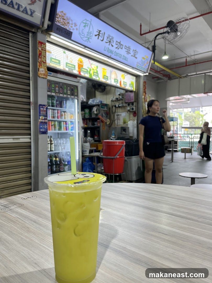 Sugarcane Drink at Li Rong Coffee Stall