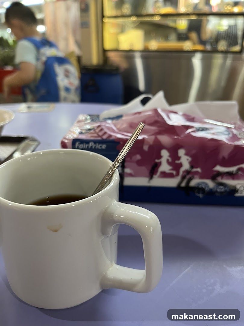 Table with Coffee and Tissues