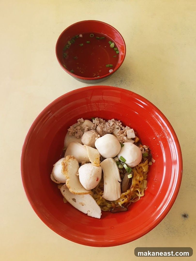 來碗麵 - 潮州魚圆麵 Lai Wan Mian Teochew Fishball Noodle