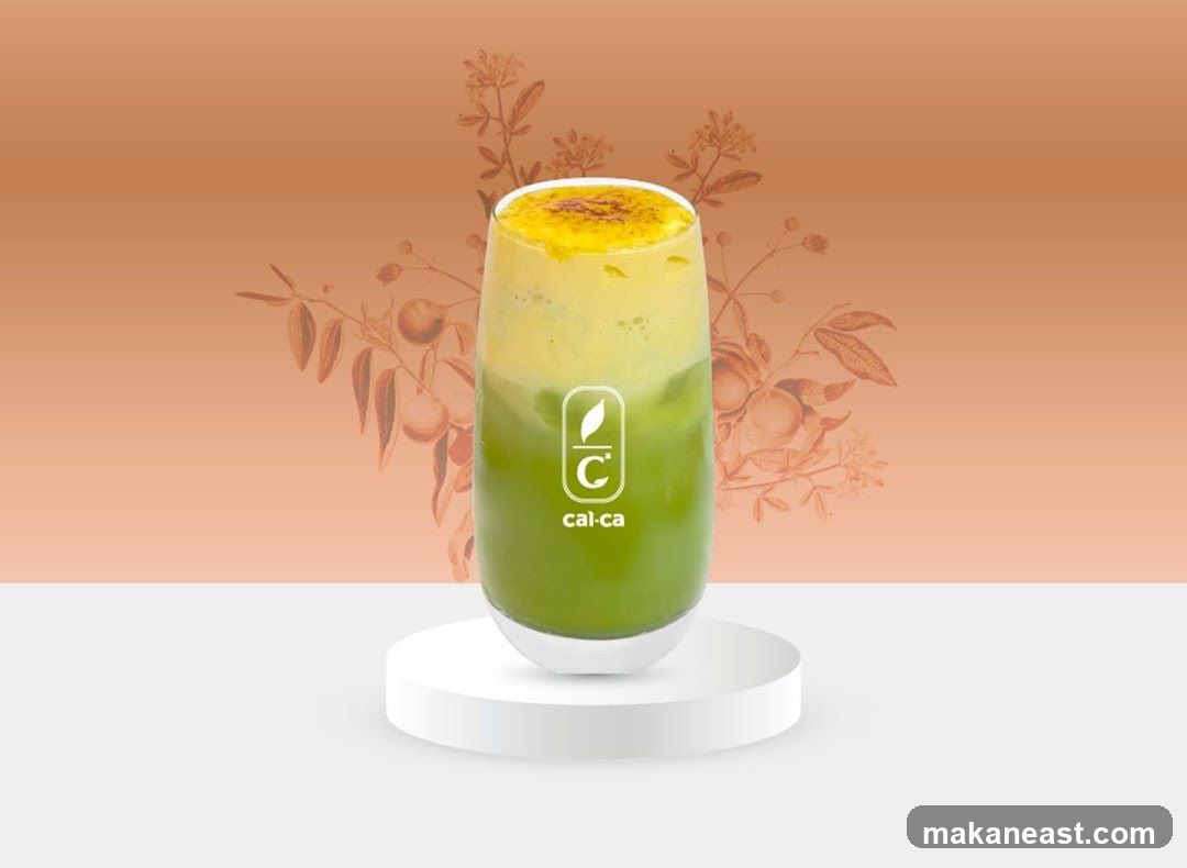 Green and Yellow Drink with Logo