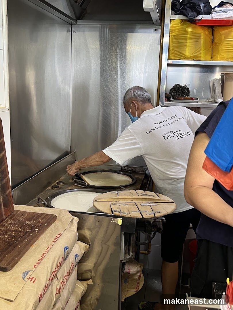 Man preparing food in a kitchen