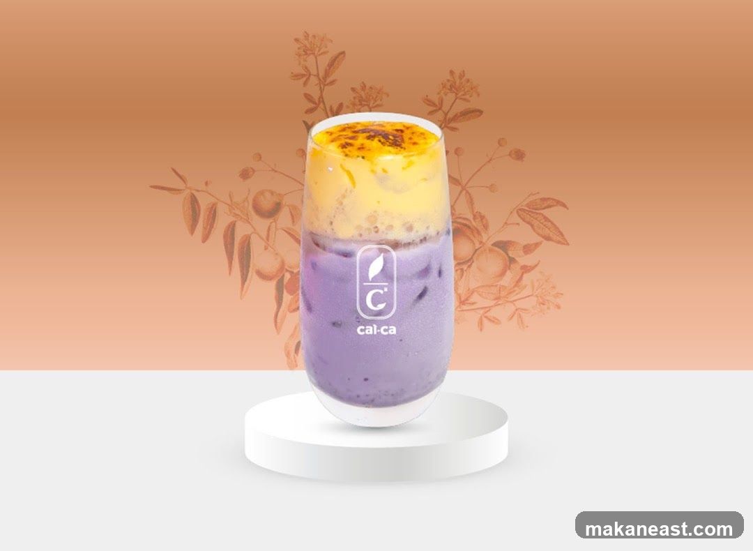 Purple Drink with Creamy Topping