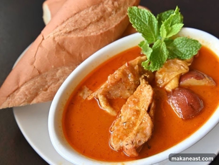 Chicken Curry with Bread