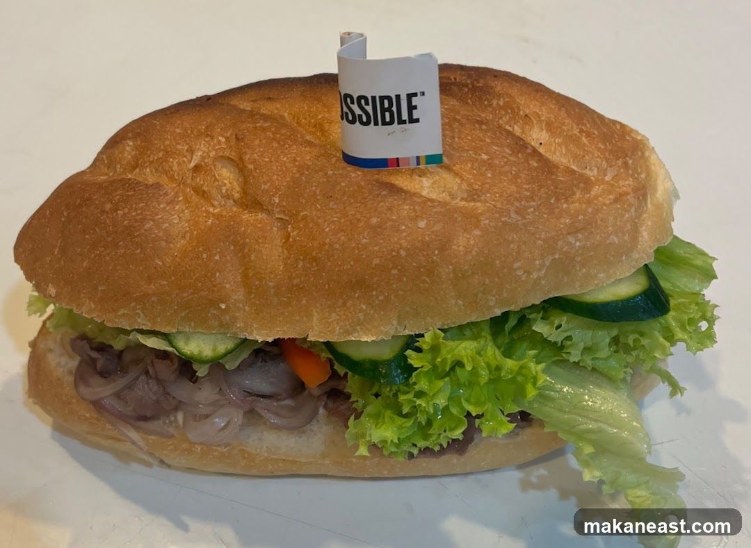 Impossible Foods Sandwich