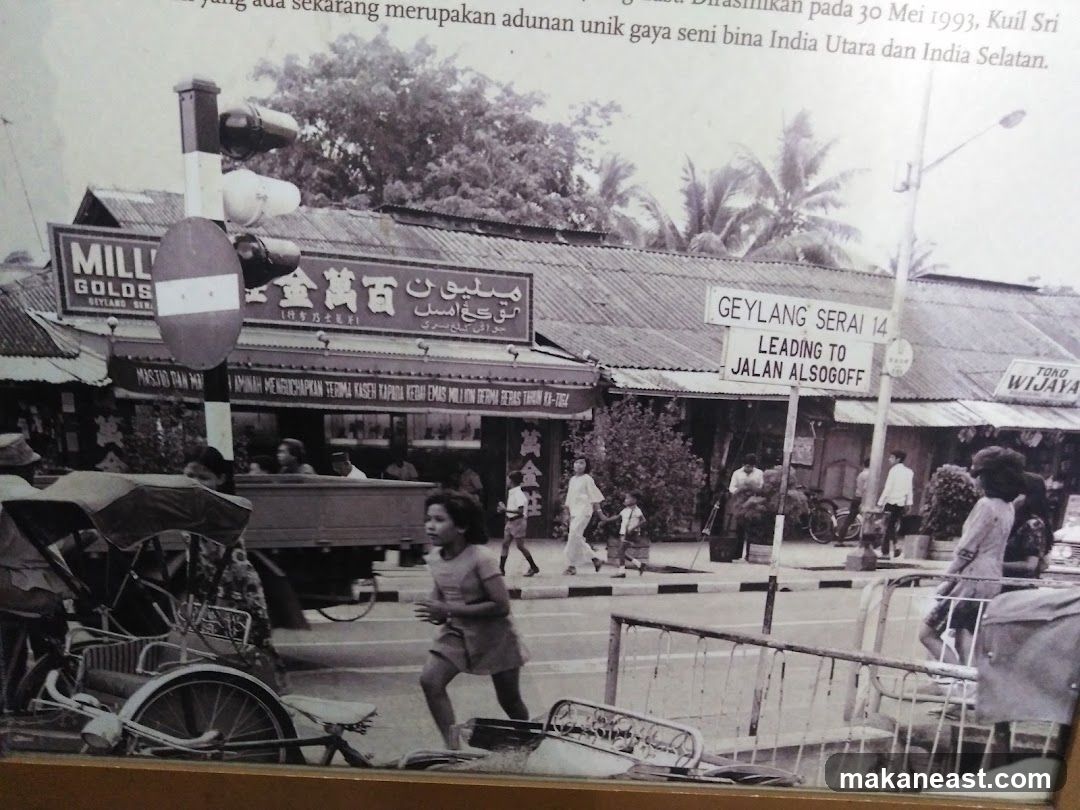 Street Scene with Shops and Pedestrians