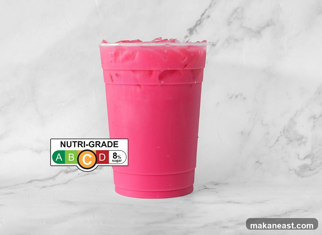 Pink Drink with Nutri-Grade Label