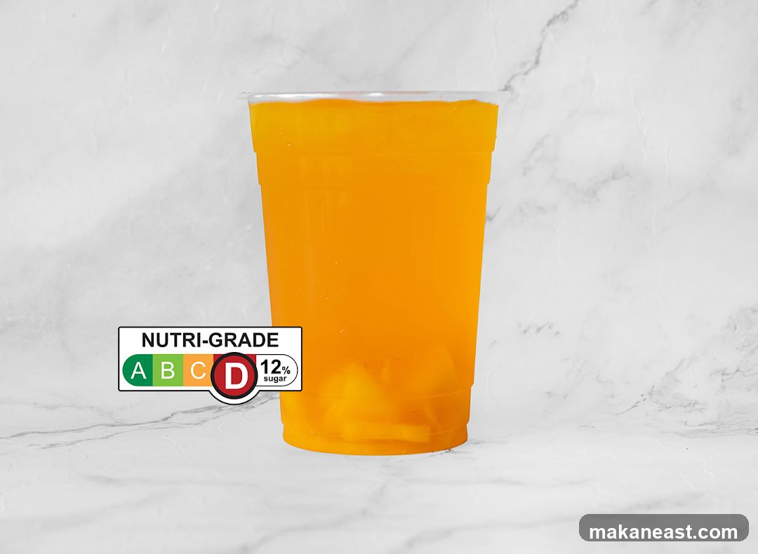 Orange Drink with Nutri-Grade Label