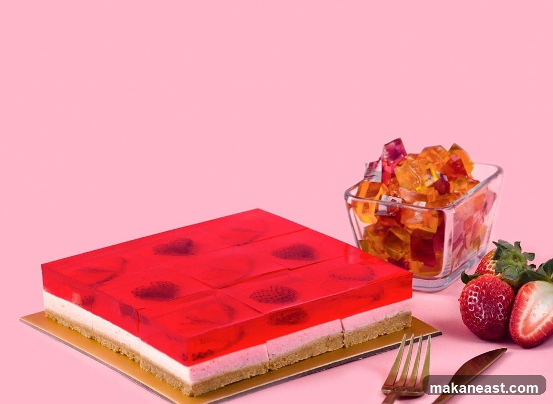 Strawberry Jelly Cake