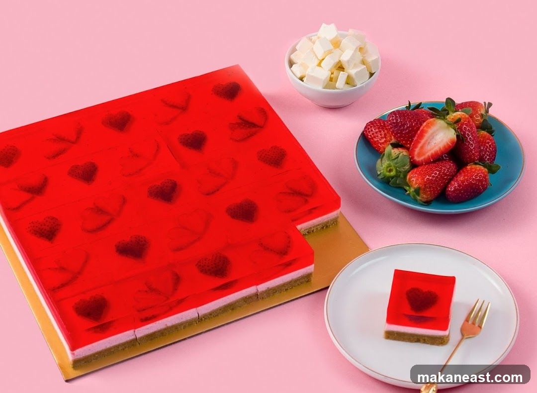 Strawberry Jelly Cake