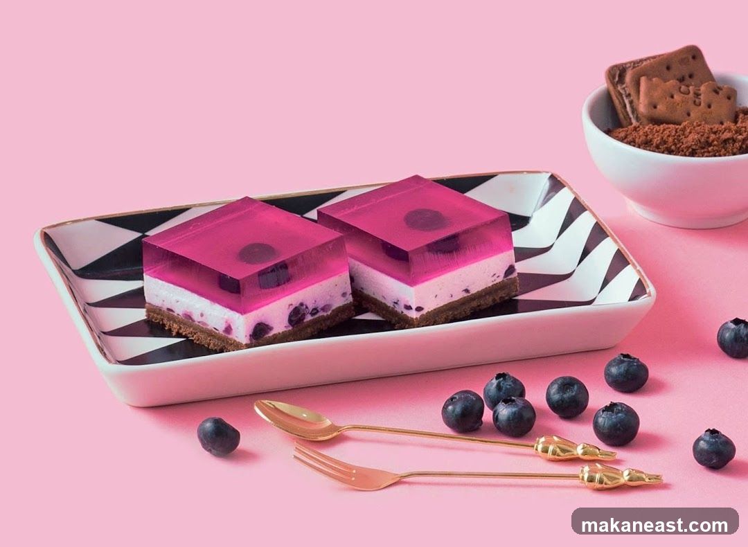 Blueberry Jelly Desserts