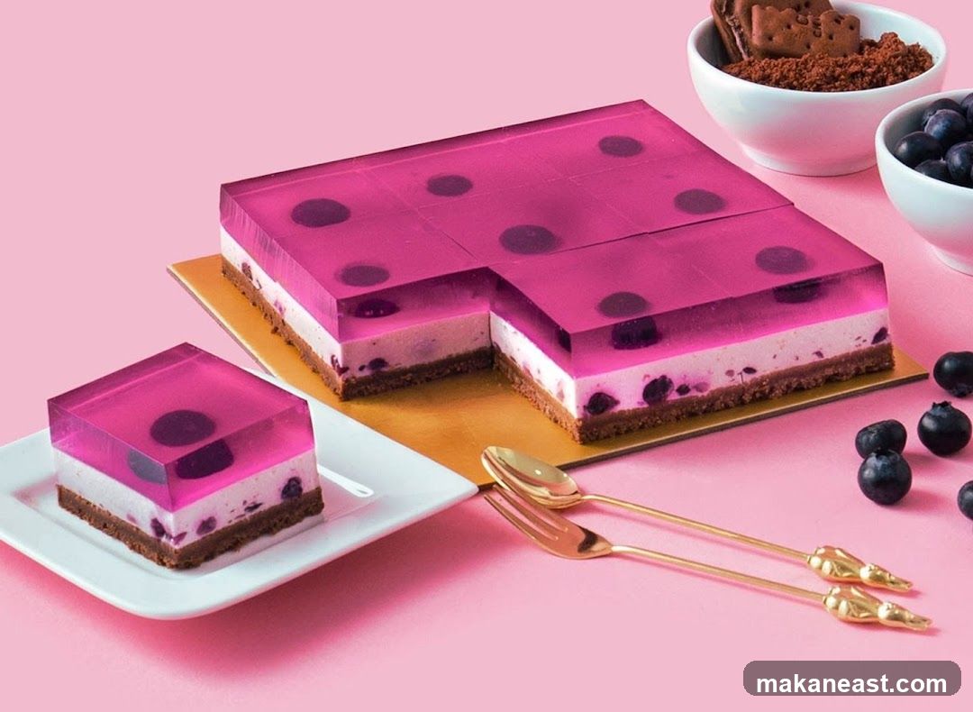 Blueberry Jelly Cake