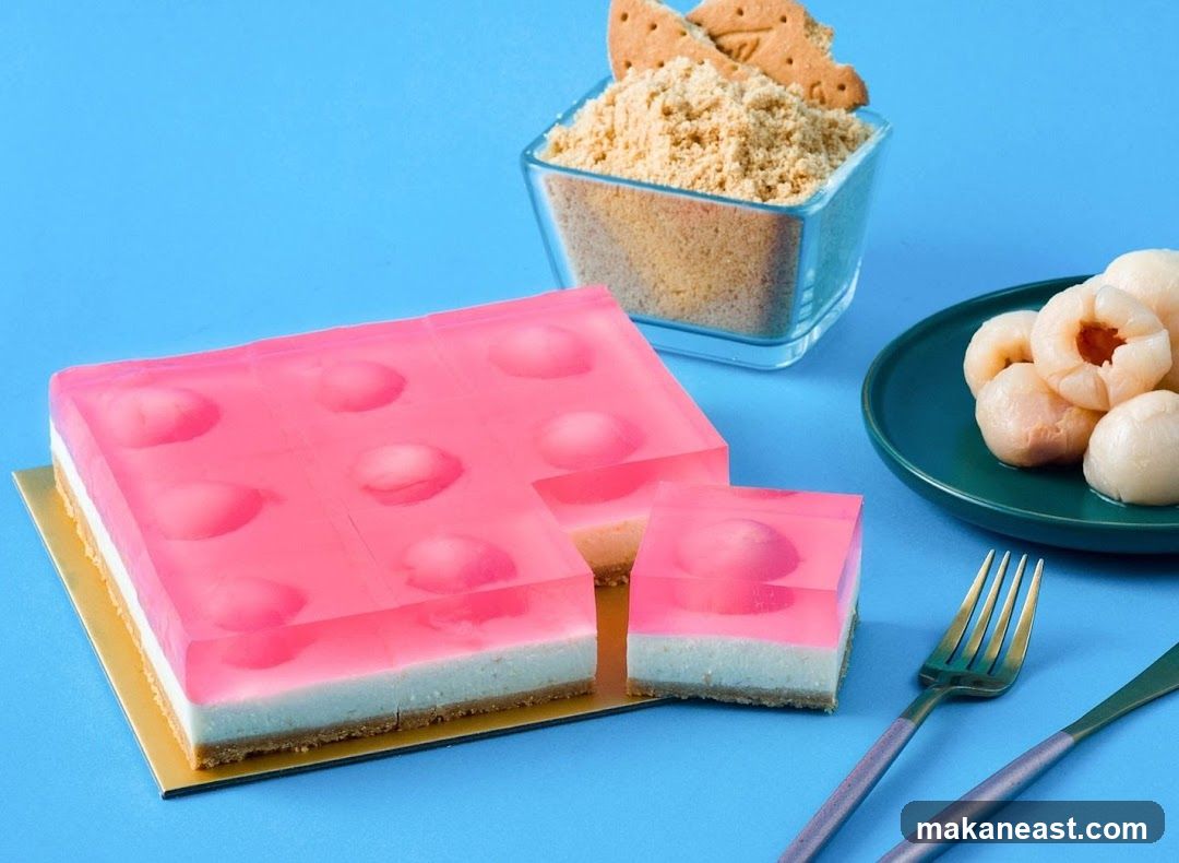 Lychee Jelly Cake