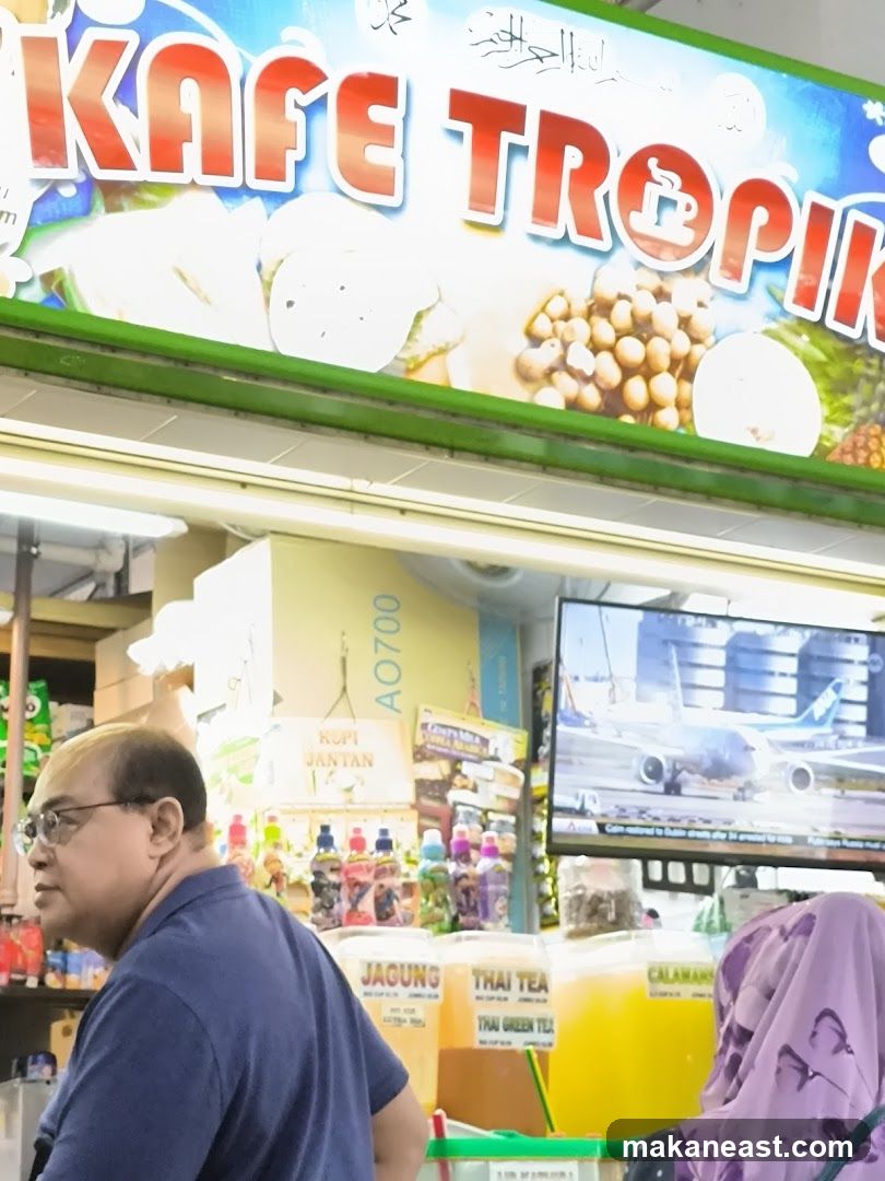 Kafe Tropika Sign