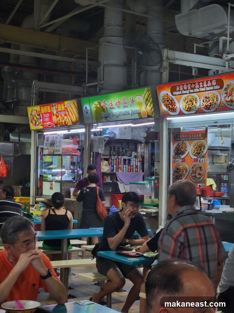 Food Stalls in a Market