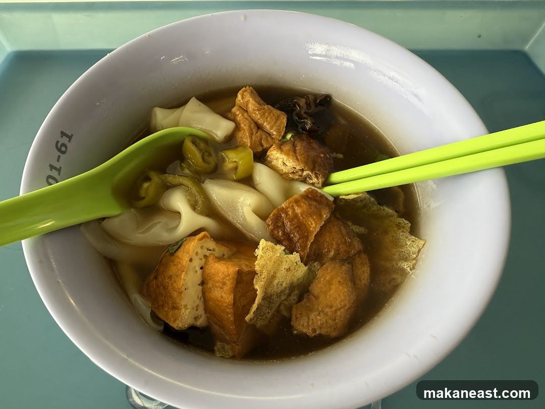 Noodle Soup with Tofu and Pickled Chilies
