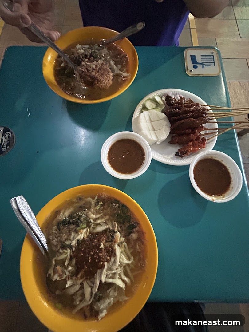 Food on a table