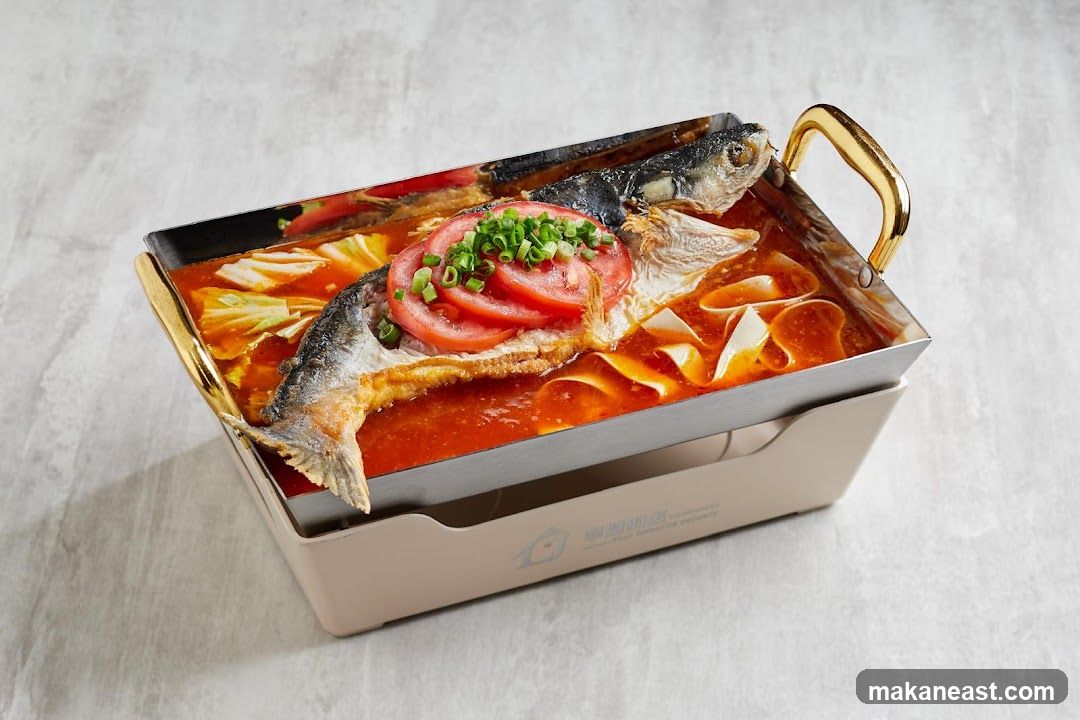 Fish Dish with Tomatoes and Greens