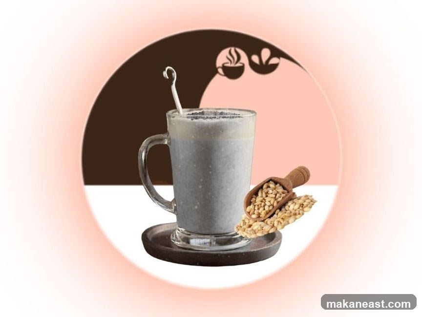 Black Sesame Drink with Grains