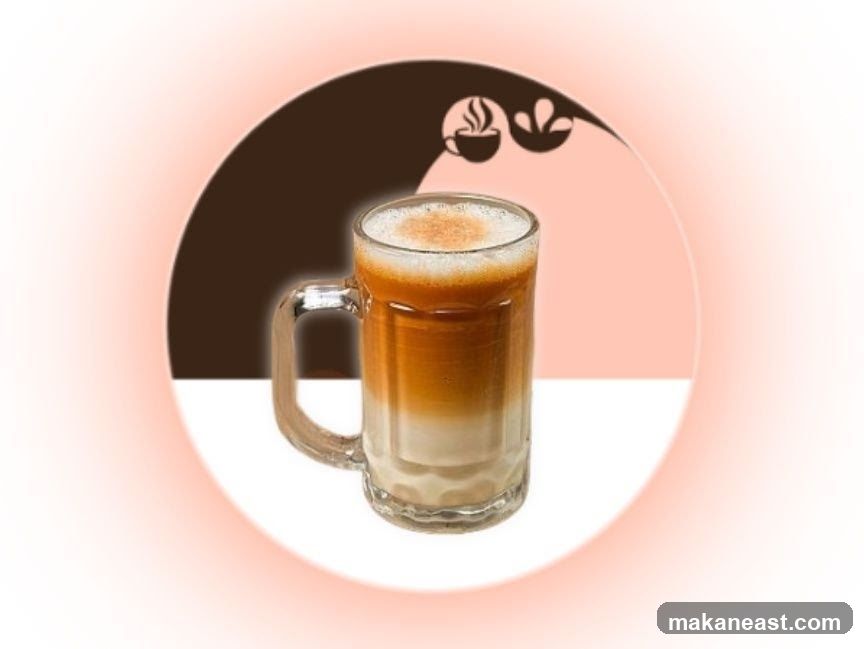 Layered Coffee Drink