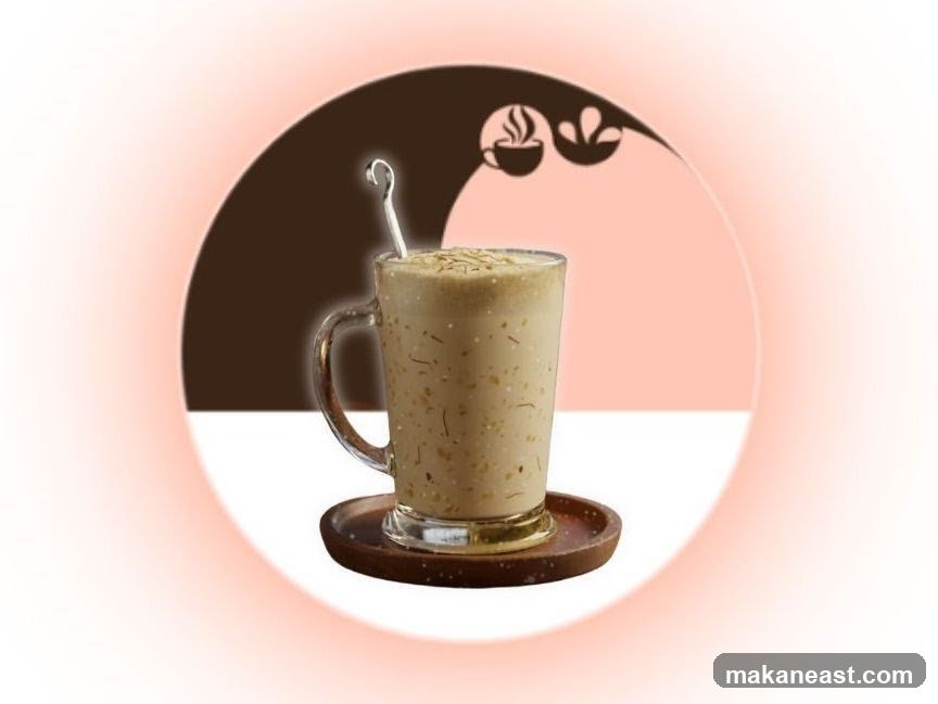 Beverage with Spoon