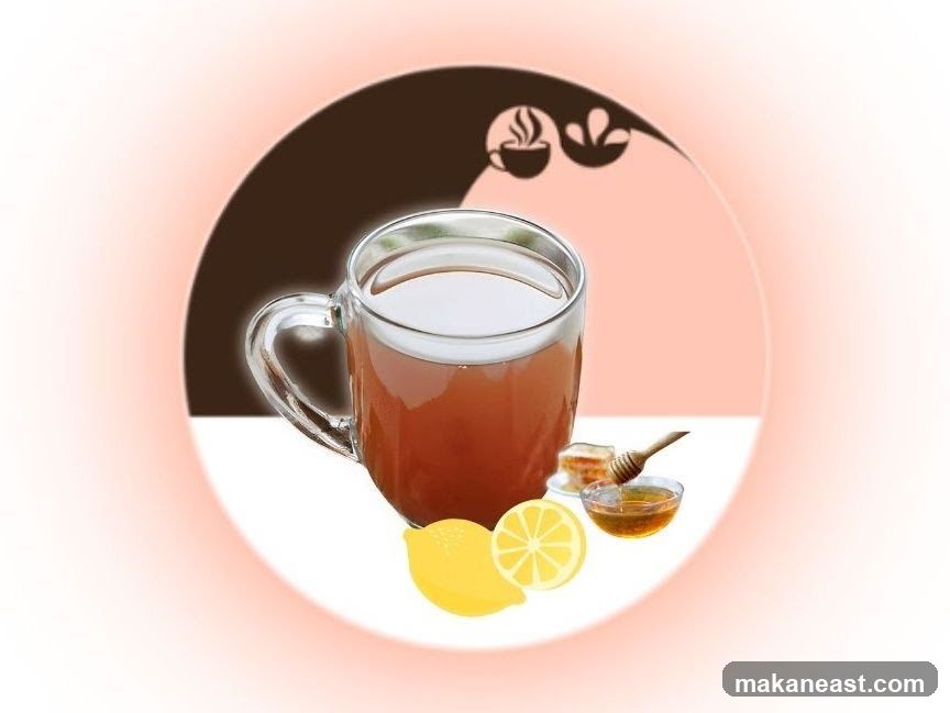 Hot Drink with Lemon and Honey