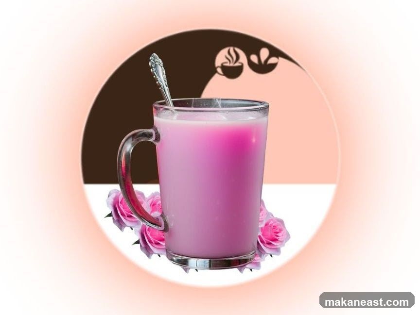Pink Drink with Roses