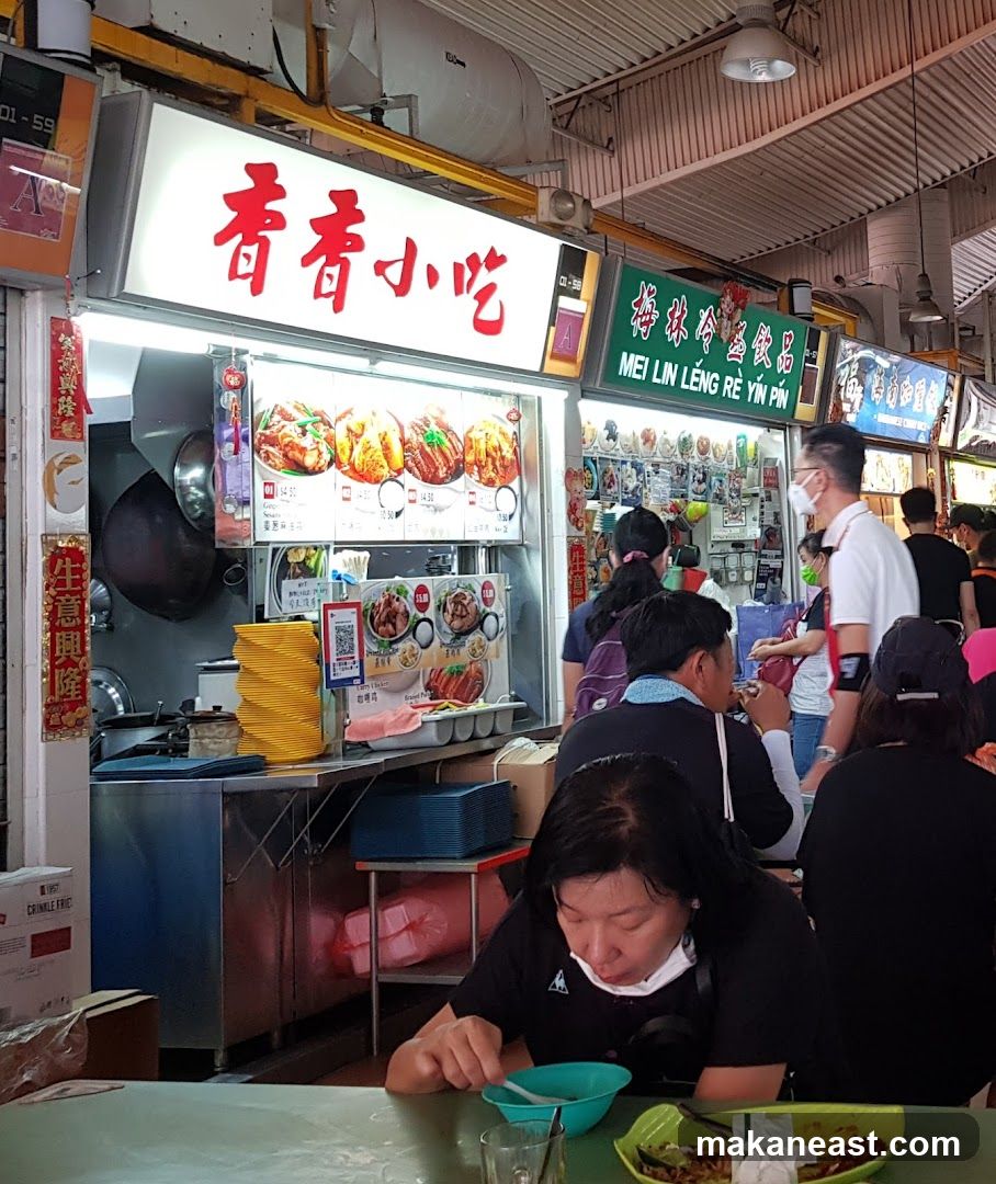 Food Stall with Menu Display