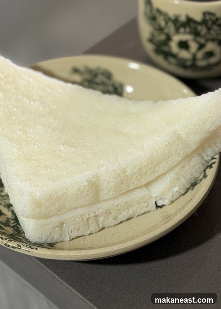 Steamed Rice Cake Slices