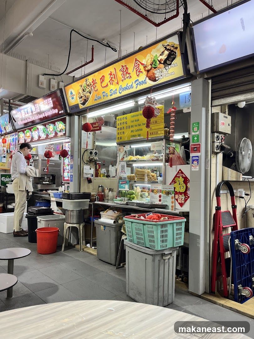 Lau Pa Sat Cooked Food