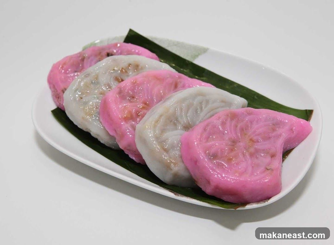 Pink and White Kuih
