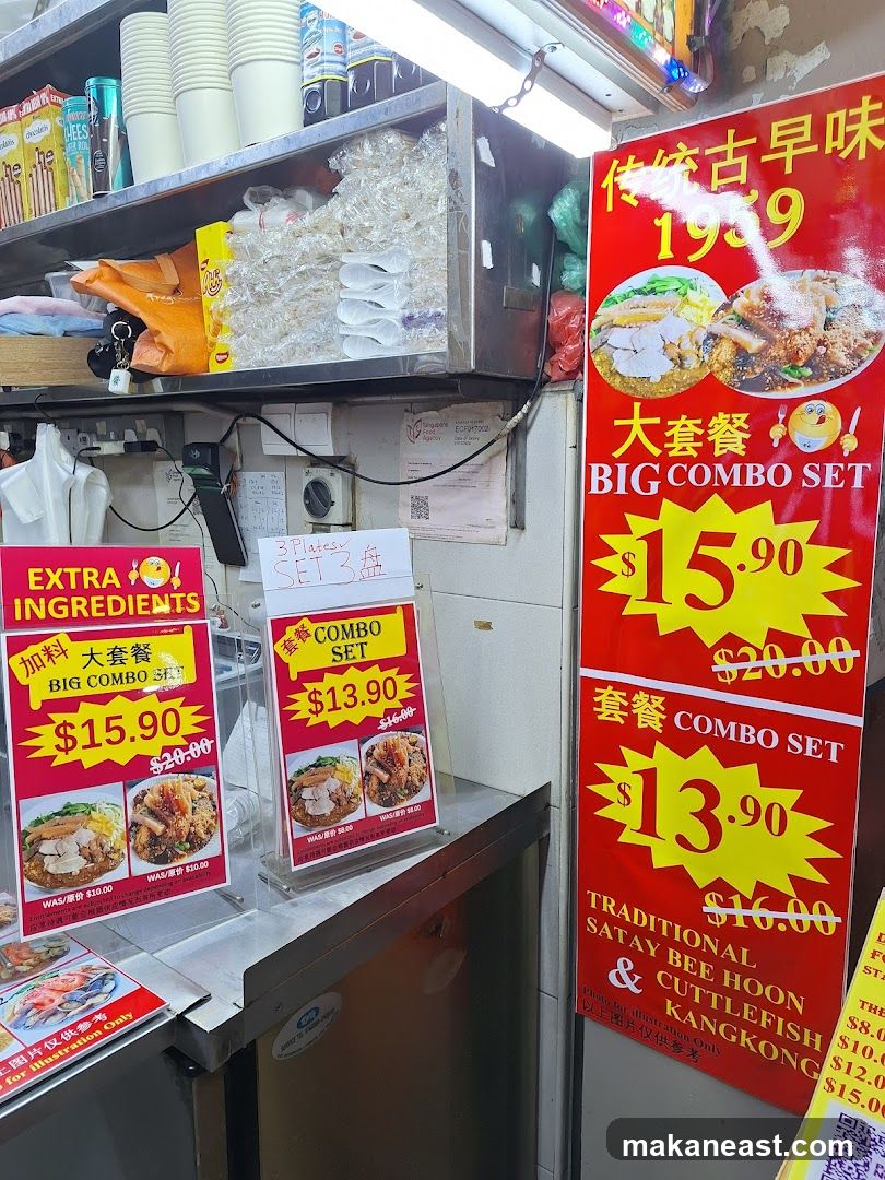 Food Stall Menu