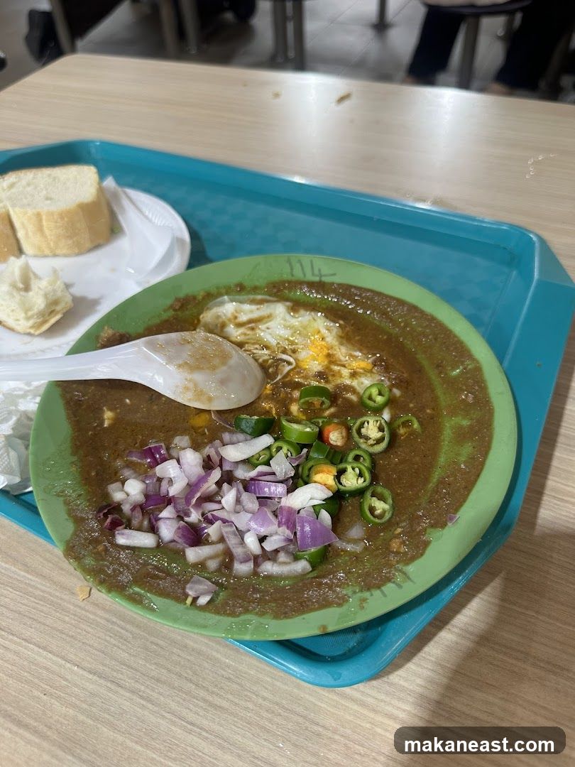 Food on a tray