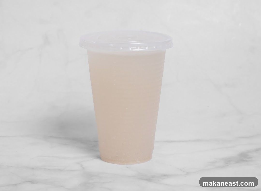 Beverage in a Plastic Cup