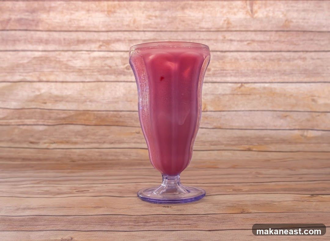 Pink Drink in a Tall Glass