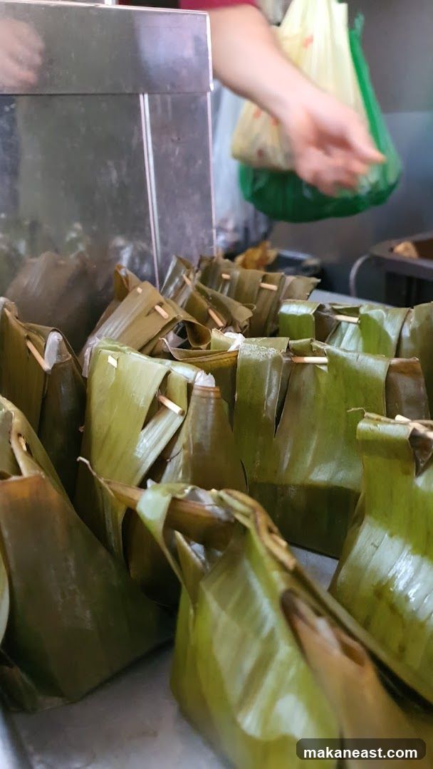 Food Wrapped in Banana Leaves