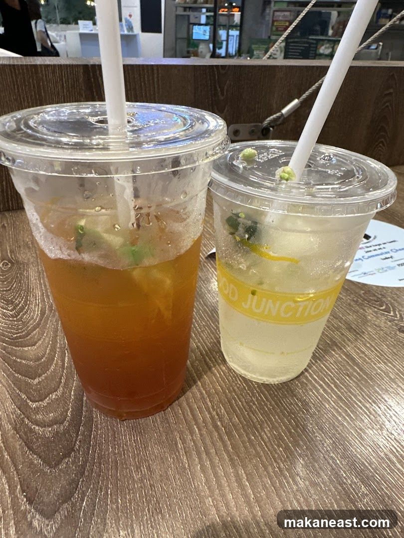 Two Iced Drinks