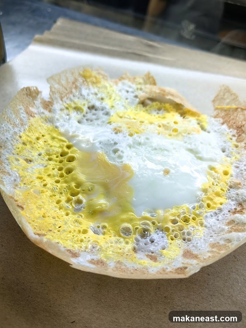 Egg and Pancake Dish