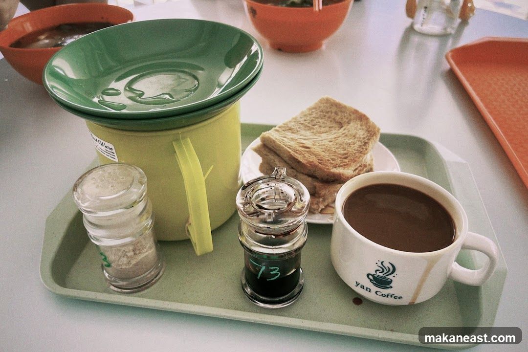 Breakfast Tray with Coffee and Toast