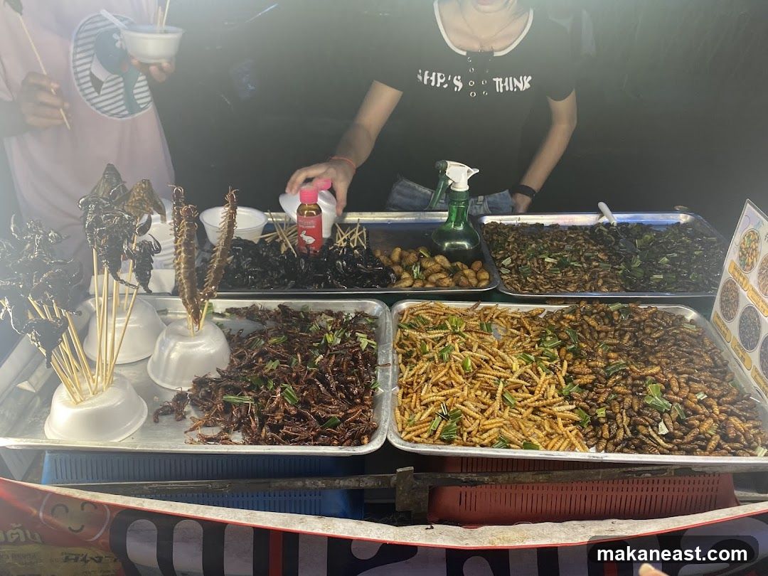 Fried Insects Stand