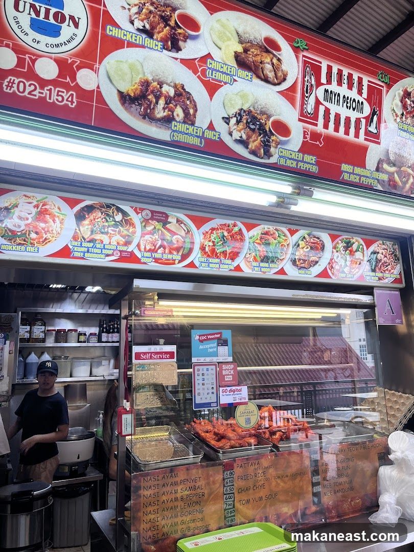 Food Stall Menu and Display