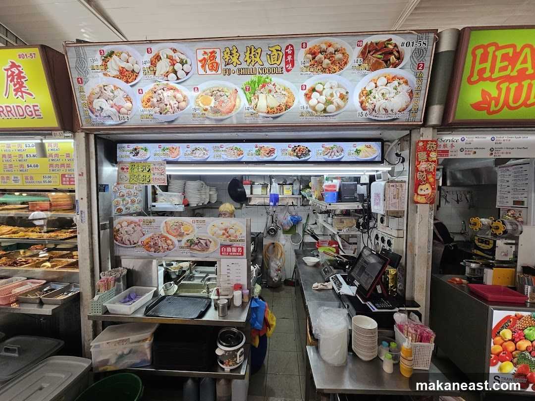 Food Stall with Menu Displays
