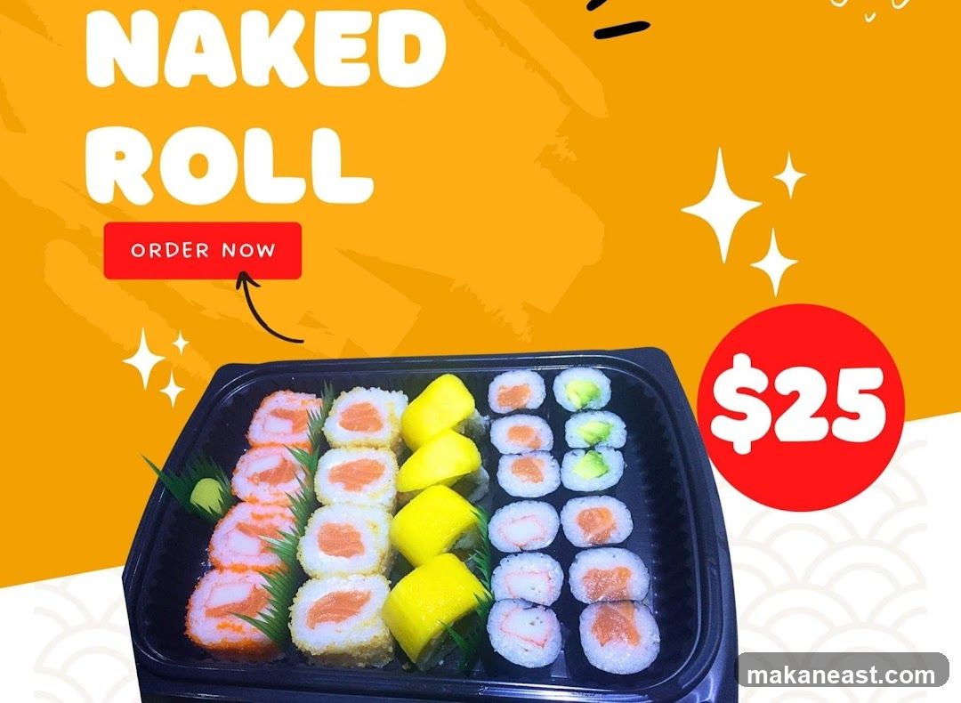 Naked Roll Sushi Promotion
