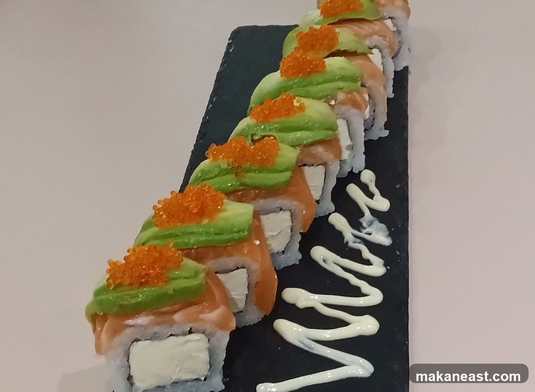 Salmon Avocado Sushi Rolls
