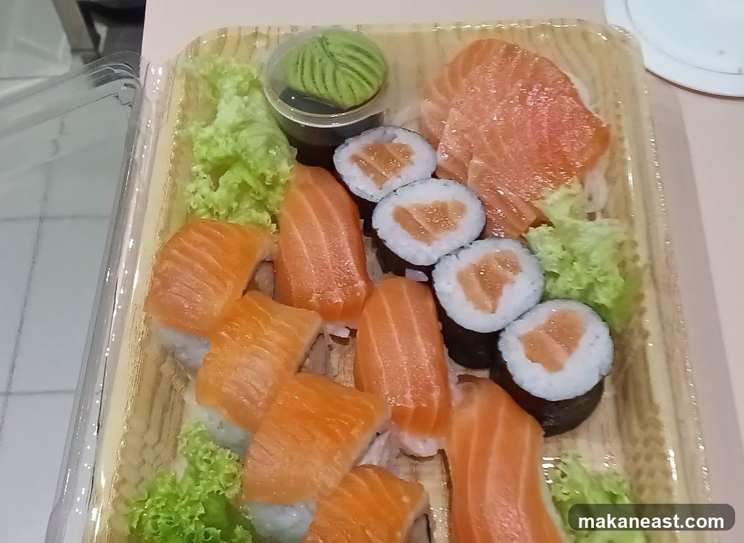 Salmon Sushi Platter