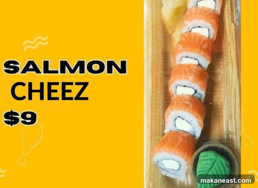 Salmon Cheez Sushi Roll