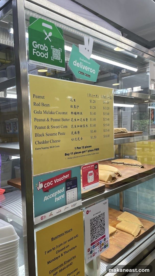 Pancake Menu and Promotions